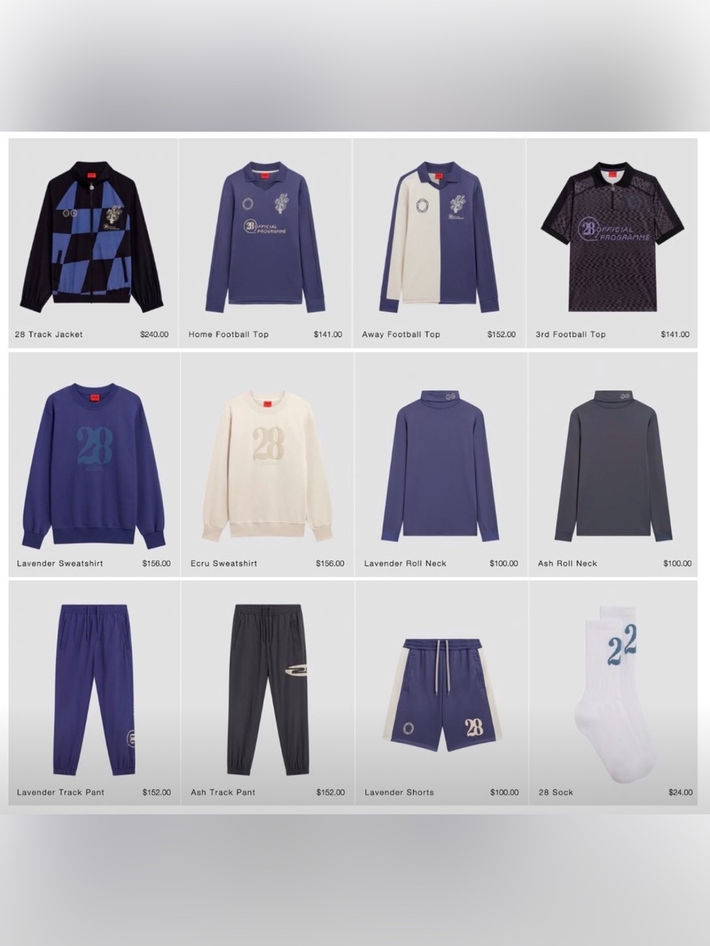 28 Official Programme Ecru Sweatshirt XL, Louis Tomlinson 28OP Clothing - Picture 16 of 16